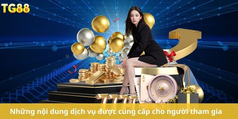 Những nội dung dịch vụ được cung cấp cho người tham gia