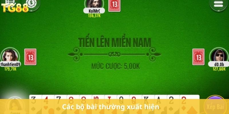 Các bộ bài thường xuất hiện 