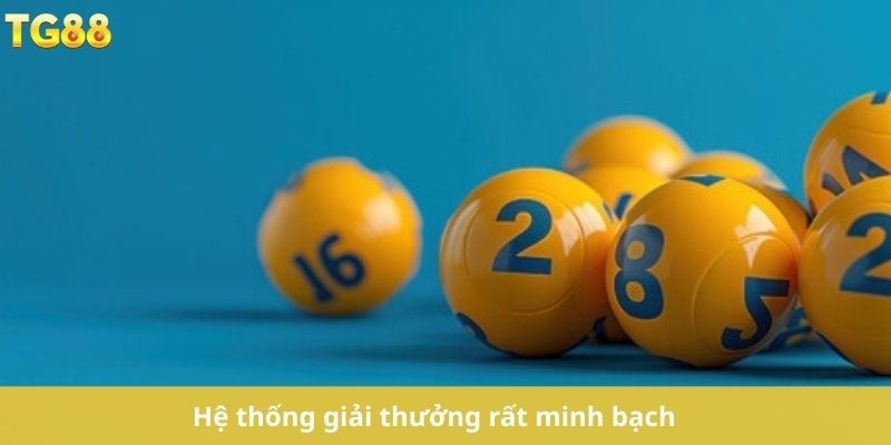 Hệ thống giải thưởng rất minh bạch