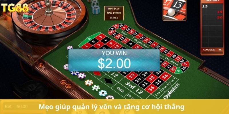 Mẹo giúp quản lý vốn và tăng cơ hội thắng